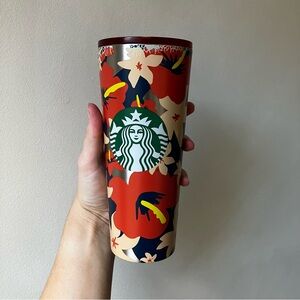 Starbucks | Tropical Hibiscus 2020 24Oz Venti Stainless Steel Cold Tumbler